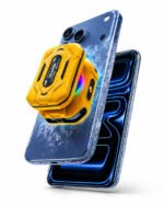 ZEAPON P40S 4000mAh Cordless Magnetic Phone Cooler - Yellow - Image 3