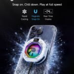 ZEAPON TH12 32W AI Magnetic Phone Cooler with Real-Time Display