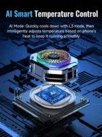 ZEAPON TH28 42W AI Magnetic Phone Cooler with Real-Time Display - Image 5