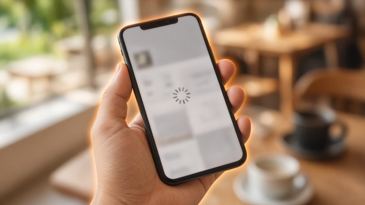 Hot smartphone slowing down from thermal throttling