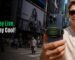 Filming on a city street with a battery-powered ZEAPON phone cooler